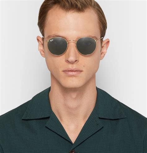 mens round sunglasses ray-ban|oversized round ray ban sunglasses.